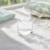 Heat Resistant Glass Cup Candle Holder, Irregular Rippled Tealight with Crystal Clear Thickened Glass, Minimalist Atmospheric Desktop Decor