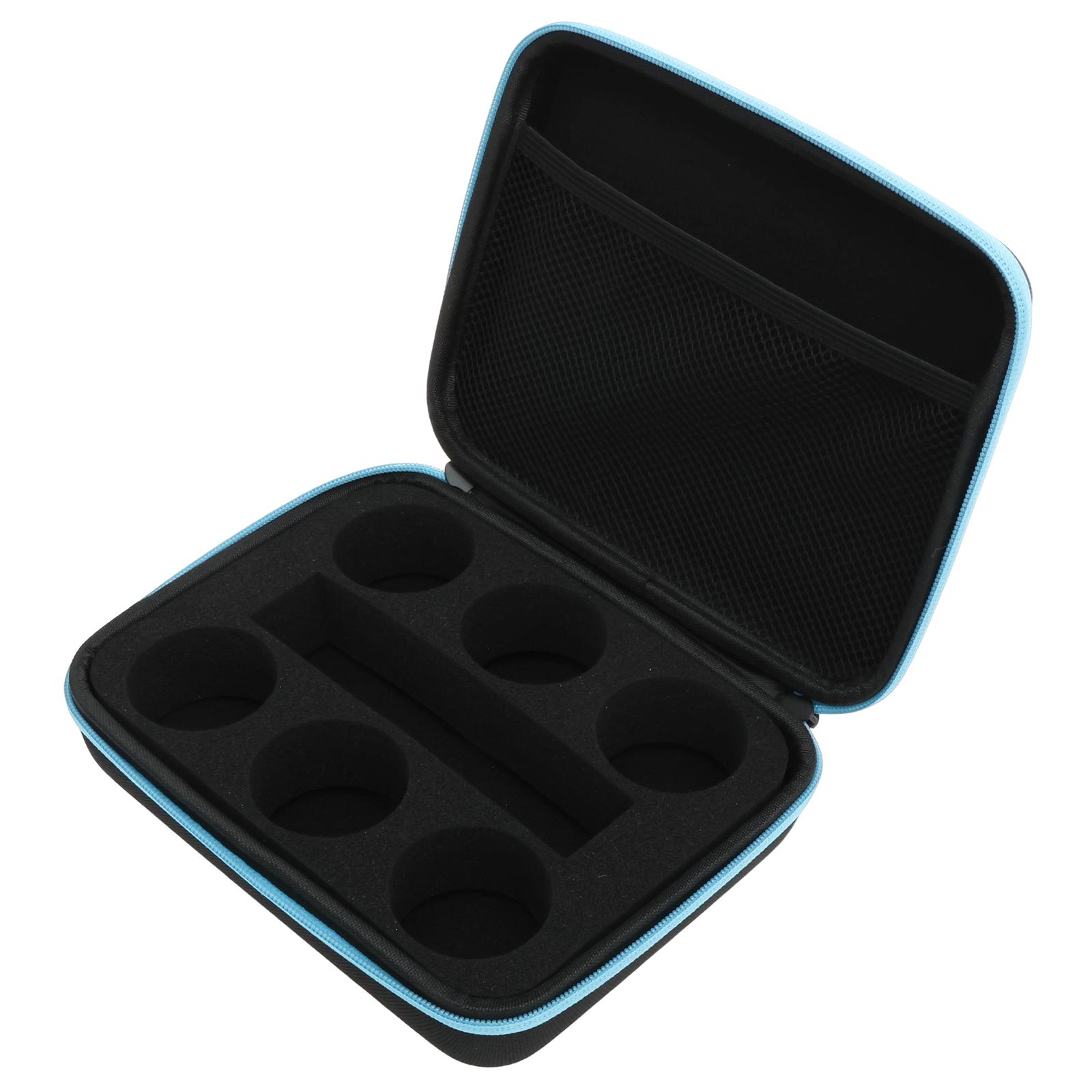 

6/12 Holes Yoyo Ball Storage Bag Portable Yoyo Carry Case with Handle Zipper Shockproof Lightweight Equipment Protective Bag
