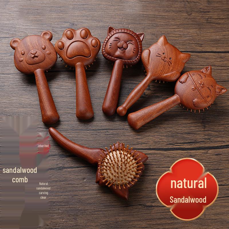 

Scented Pear Sandalwood Cartoon Airbag Massage Comb