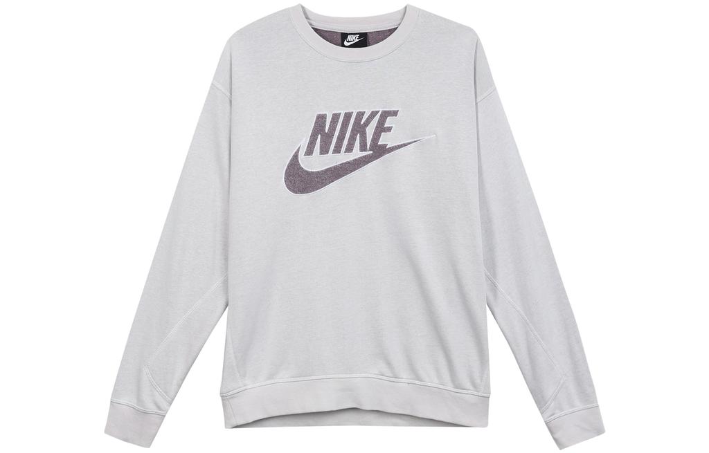 Nike Sweatshirts Men's Light Gray Crew Neck Moderate Other CU4508-910