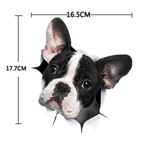 3D Cute Kitten & Puppy Stereoscopic Decal for Cars & Motorcycles