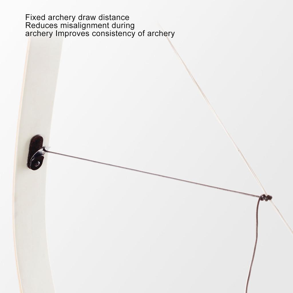 Bogen-Klicker Outdoor-Bogenschießen Outdoor-Bogenschießen Selbstklebender Bogen-Klicker Pfeilschießsignal An den Wurfarmen montiert