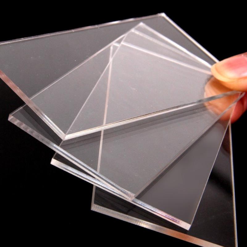 Fish Tank Dust Cover Wall Decoration Acrylic Perforated Board Transparent Balcony Protection Partition Board Organic Glass Perforated Storage Boards