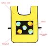 Kids Game Props Vest Sticky Jersey Vest Game Vest Waistcoat With 5 Sticky Ball Throwing Children Outdoor Fun Sports Toy
