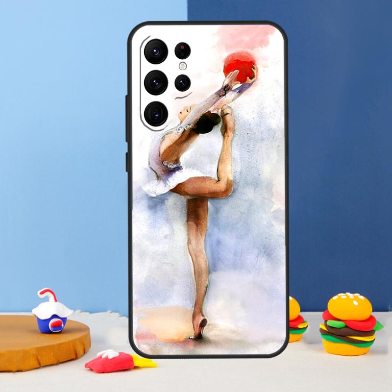 

Масляная живопись Гимнастика Чехол для телефона Для Samsung Galaxy S25 Ultra S9 S10 S20 S21 S22 Plus S23 FE S24 Ultra Чехол Coque Galaxy S21