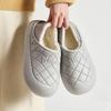 Cotton slippers with plush winter indoor warmth autumn cute couple home winter slippers plush