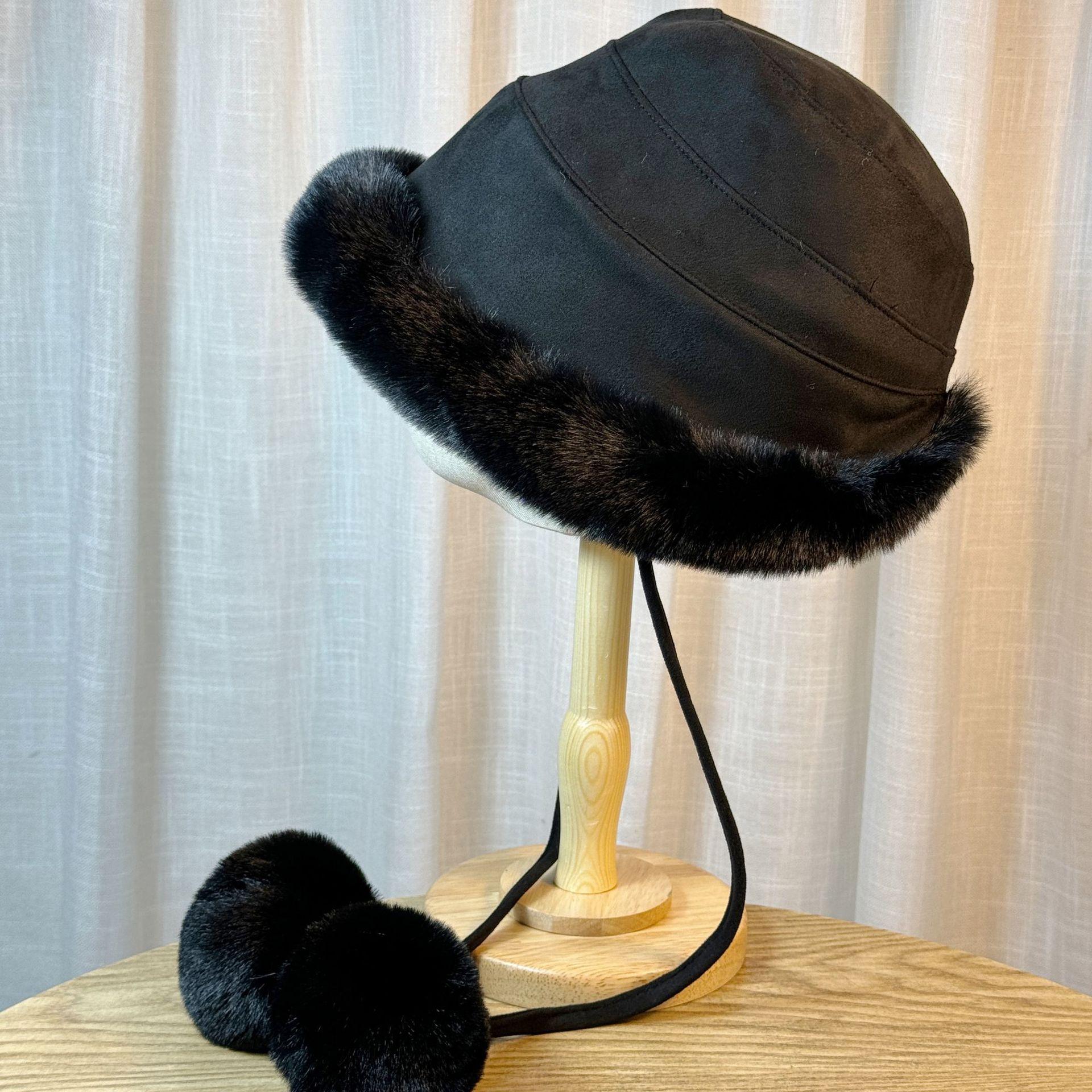 

Новая зимняя плюшевая шляпа-панама, утолщенная, теплая, ветрозащитная и защищающая уши шапка-ушанка, северо-восточная, для маленького лица one size