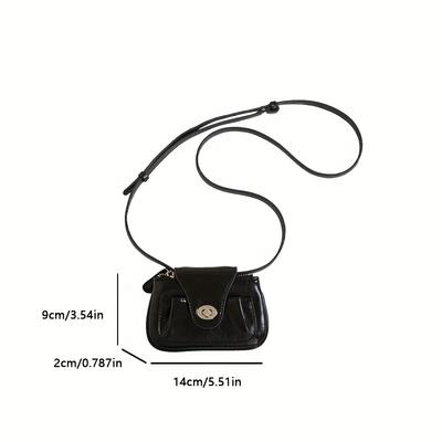 Elegant Mini Crossbody Bags - Lightweight, Removable Strap, Zip Closure, Polyester Lining, Durable Zippers, Available In Silver & Black