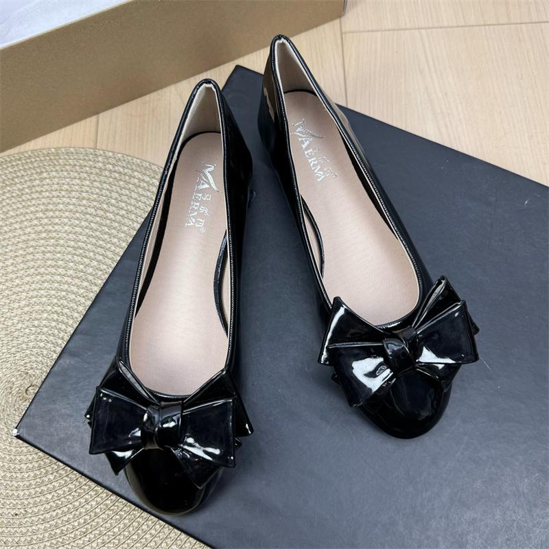 

Fashion Flat Shoes for Women Spring/summer 2025 New Bow Women Black Round Head Bow Work Plus Size 42 43 44 Women s Shoes Loafers Women 33 чёрный