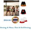 Pantaloncini da Allenamento Ninja Giapponese Anime Cartoon Muay Thai Kickboxing Stampa Arti Marziali Boxer Unisex Uomo Donna Bambino Combattimento Fitness Sport Palestra Allenamento