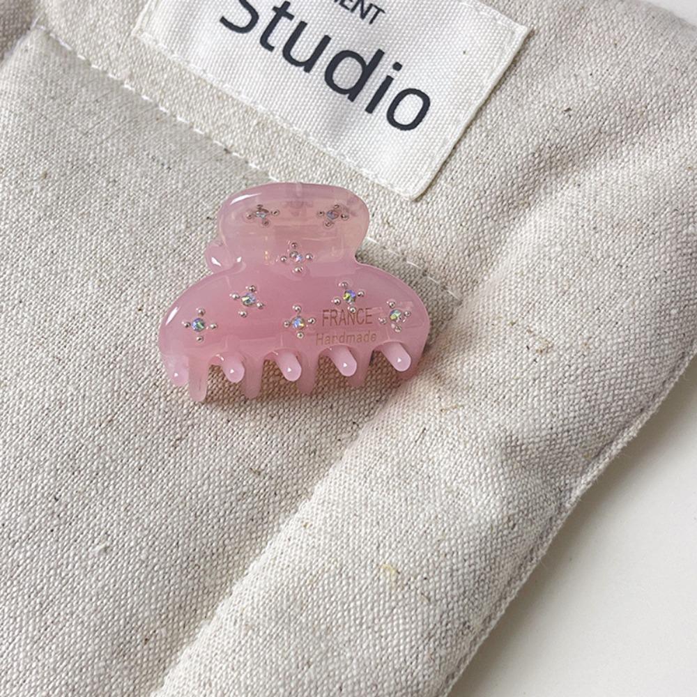 Babysbreath Acetate Hairpin Crystal Mini Hair Claw Personalized Rhinestone Hair Clip  Girls