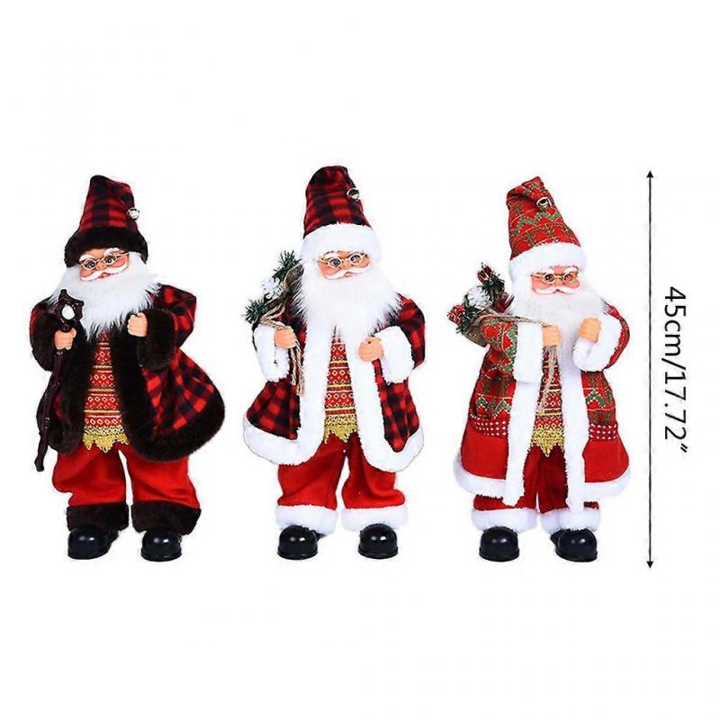 Plastic Electric Santa Claus Toy for Kids Dancing Relieve Stress Supplies Realistic Funny Toy with Funny Action