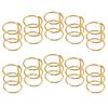 10Pcs Three Hole Binder Rings Large Metal Loose Leaf Book Binding Rings for Flash Card Clips Notebook Stationery
