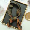 New Small Square Scarf Silk Scarf Versatile Imitation Silk Decoration Foreign Style Fashion Live Scarf Bag Suit Scarf