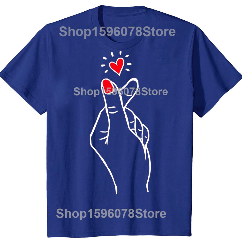 Saranghae Ich liebe dich Koreanische Kultur Kpop Musik Kdrama Liebhaber T-Shirts Herren Locker Übergröße Streetwear Hip Hop Unisex T-Shirt