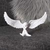 Modern Embrace White Angel Angel Wing Statue Bookcase Figurine Resin Crafts Garden Ornaments