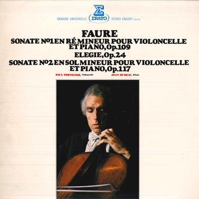 LP Record PAUL TORTELIERVIOLINCELLOJEAN HU  FaureSonate No.1 En Re Mineur Pour ERA2021 VICTOR  Japan Classical Used