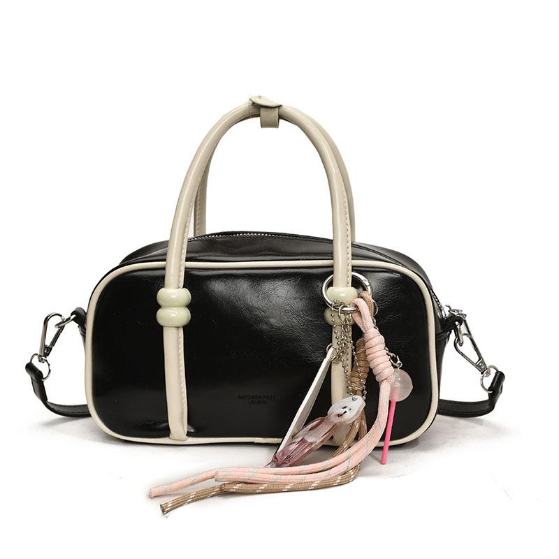 

Модная сумка Женская новая универсальная сумка через плечо no pendant чёрный