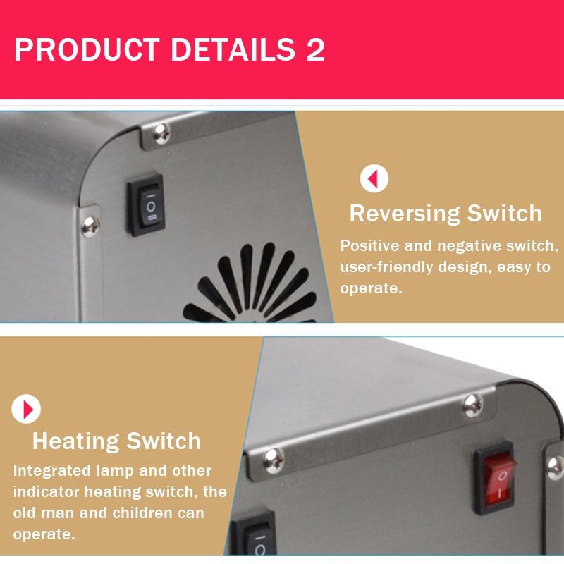 1500W Household Oil Presser Stainless Steel Oil Press Machine EU/US Plug Peanut Olive Oil Maker