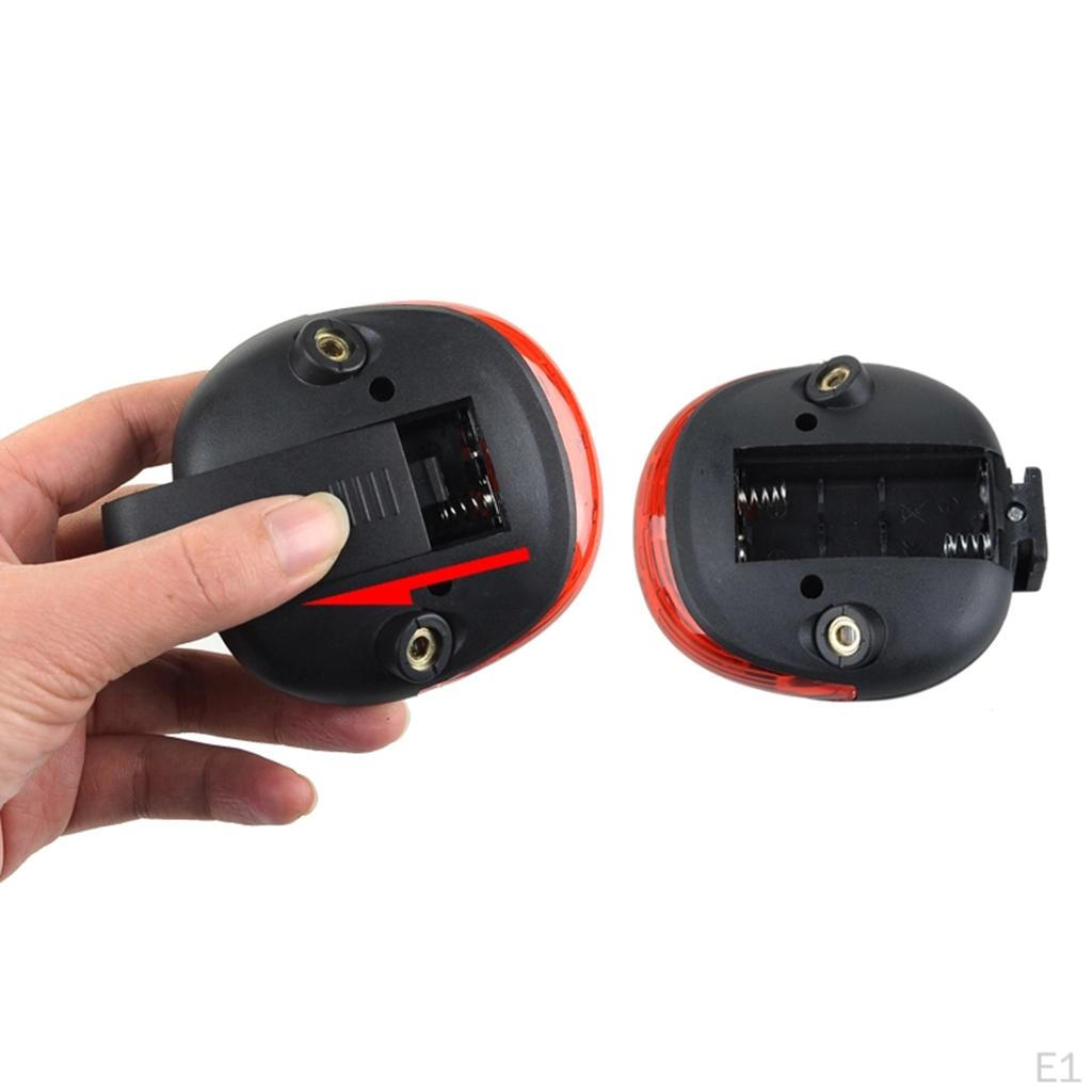 Bike Rear Taillight Cycling Seatpost Lamp Laser Warning