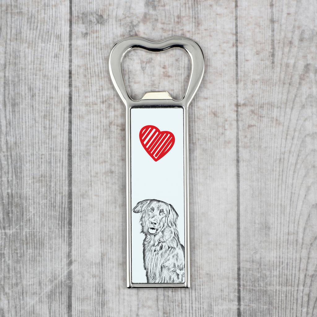 Hovawart - Otwieracz Do Butelek Z Psem, Personalizowany Otwieracz Na Lodówkę, Wyjątkowy Upominek Dla Mężczyzny Marki Art-Dog