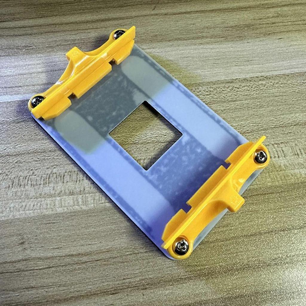AM4 Motherboards Metal Backplate Holder for Securing AMD4 Heat Sink Base Easy Installs Bracket Yellow