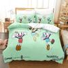 3D Printed Cuphead Show Bedding Set Printed Bed Set With Pillowcase Bed Duvet Cover Soft Single Double Queen Super King Size