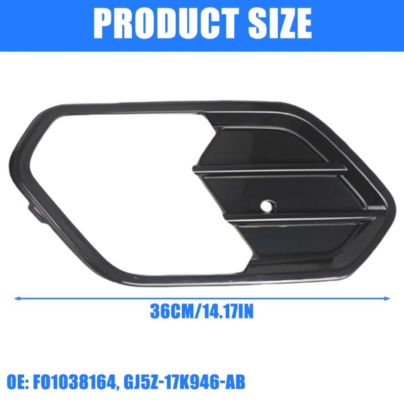 1 Pair Fog Light Cover Bezel FO1038164 GJ5Z-17K946-AB for Escape Kuga 2017-2019 Front Fog Light Bezel Trim Replacement