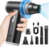 12000RPM Portable Dust Elimination Jet Fan Household Mini Jet Turbo Strong Fan With LED Light Electric Air Dust Blower