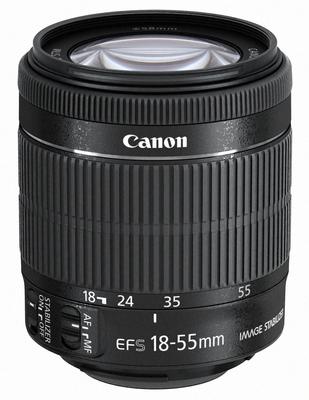 „Canon“ standartinis priartinimo objektyvas IS suderinamas su STM EF-S18-55mm F3.5-5.6 APS-C