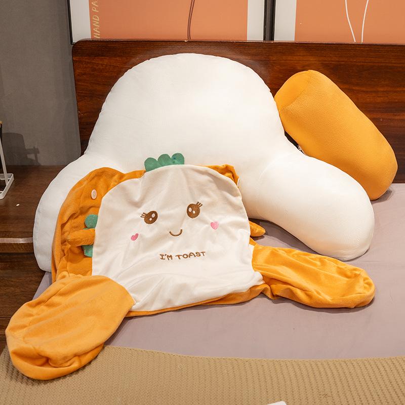 Soft Backrest Pillow for Sofa or Bed - Perfect for Waist Support and Relaxation