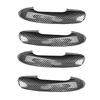 Authentic Car ABS Carbon Fiber Outer Side Door Handle Cover Trim For Mercedes Benz C Class W206