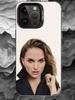 N-Natalie Portman Phone Case For iPhone 17 16 15 14 13 12 11 Pro Max Plus Silver Matte Black Cover