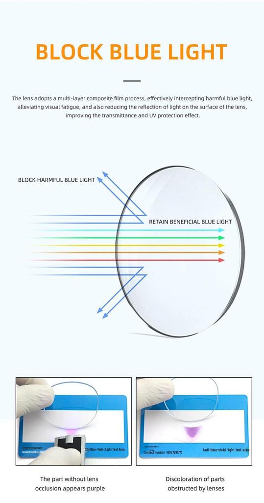 European & American Anti-blue Light Women's Glasses with Clear Lenses and Rhinestone-Inlaid Frame