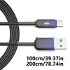 USB To USB C Cable 60W Type C Charger Cord Fast Charging USB To USB C Charger Cable for Phone Laptop Accessories