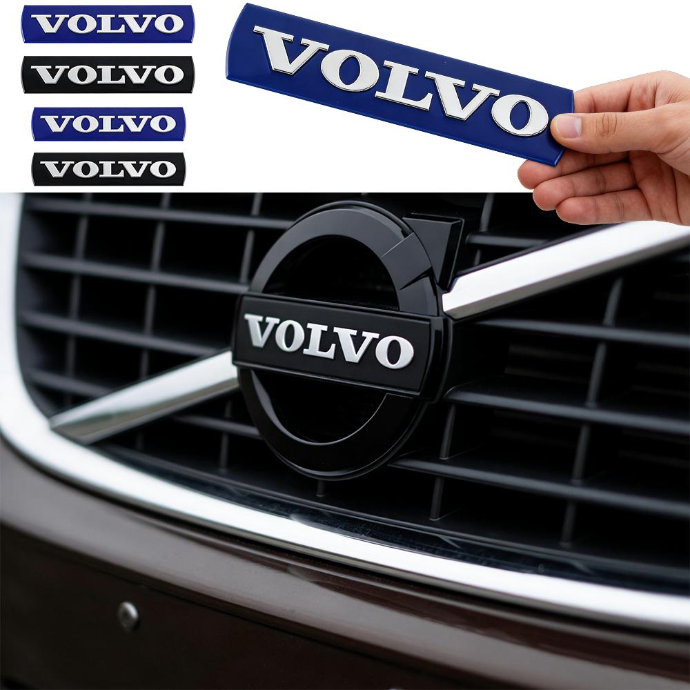 AABBC1 Car Front Hood Grille Sticker Badge Decor Accessories Auto Styling For Volvo RDESIGN XC60 XC90 V60 V40 XC40 V50 S60 V70 C70 XC40