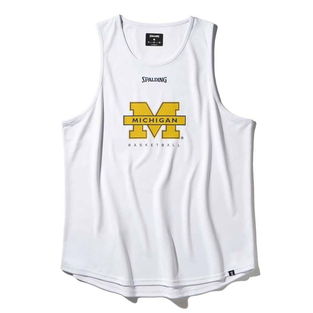 

Spalding Michigan Basketball Tank Top, White, Size M (SMT25022M)