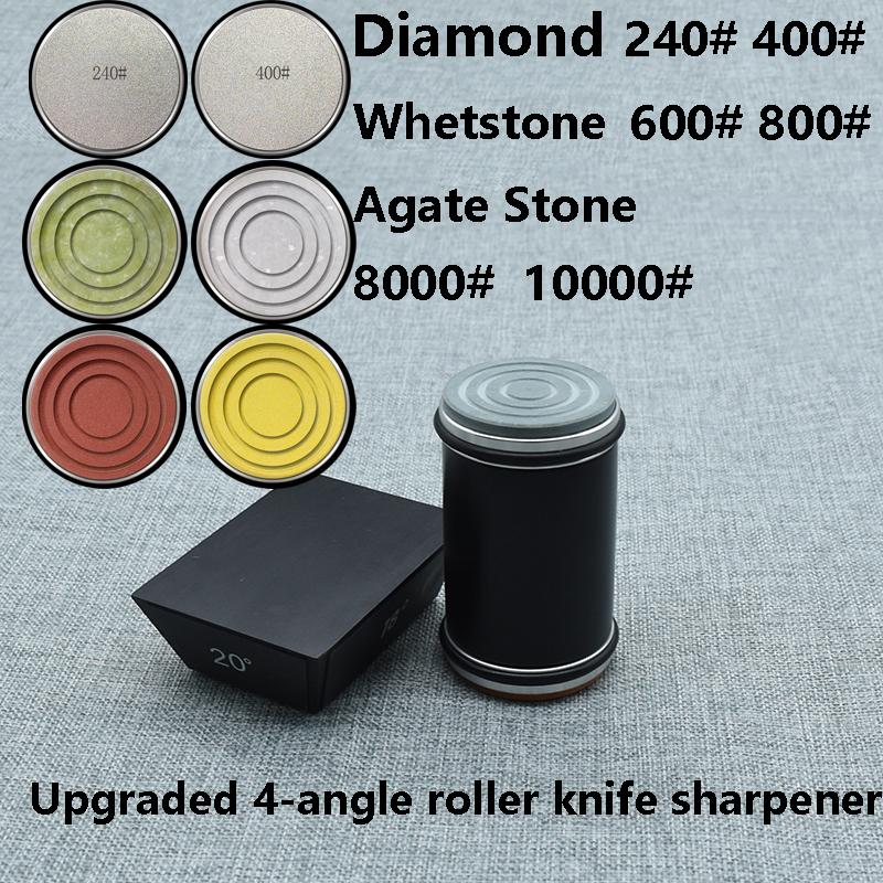 Rolling Knife Sharpener Kitchen Magnetic Roller Professional System Tool  Whetstone Upgraded 4-angle Roller Knife Sharpener Hot