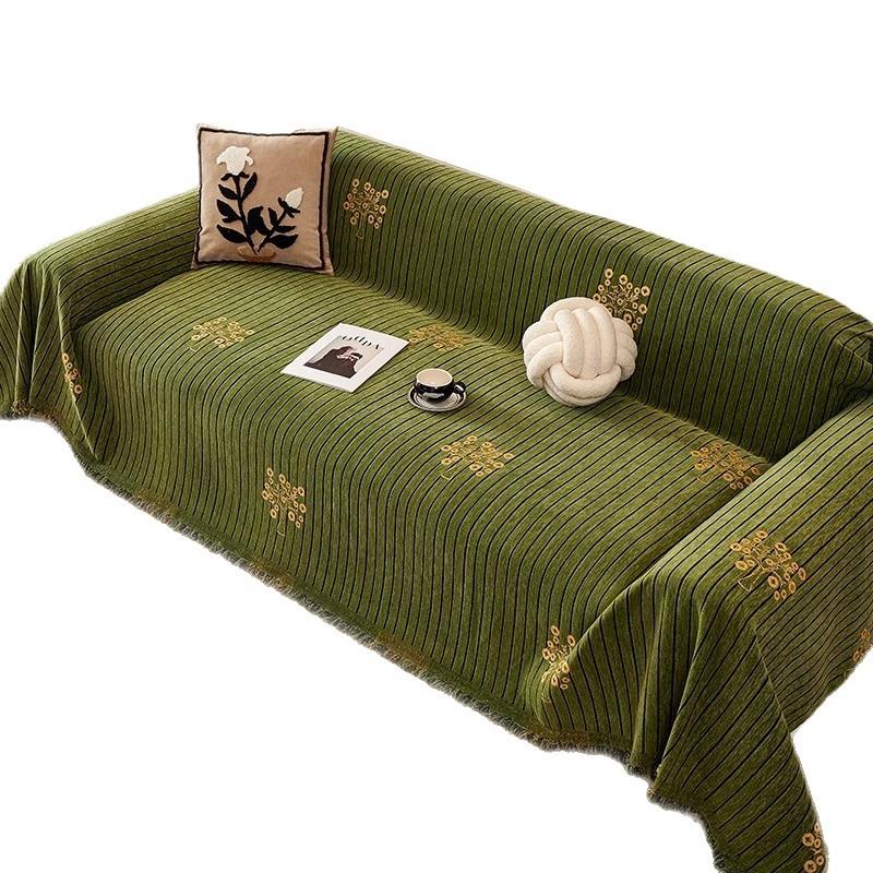 Sofa cover 2025 new sofa cover four seasons universal non-slip advanced feeling blanket one piece full cover sofa towel