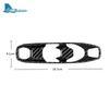 For Chevrolet Corvette C8 2020 2021 2022 2023 Real Hard Carbon Fiber Car Console Gear Shift Button Sticker Accessories