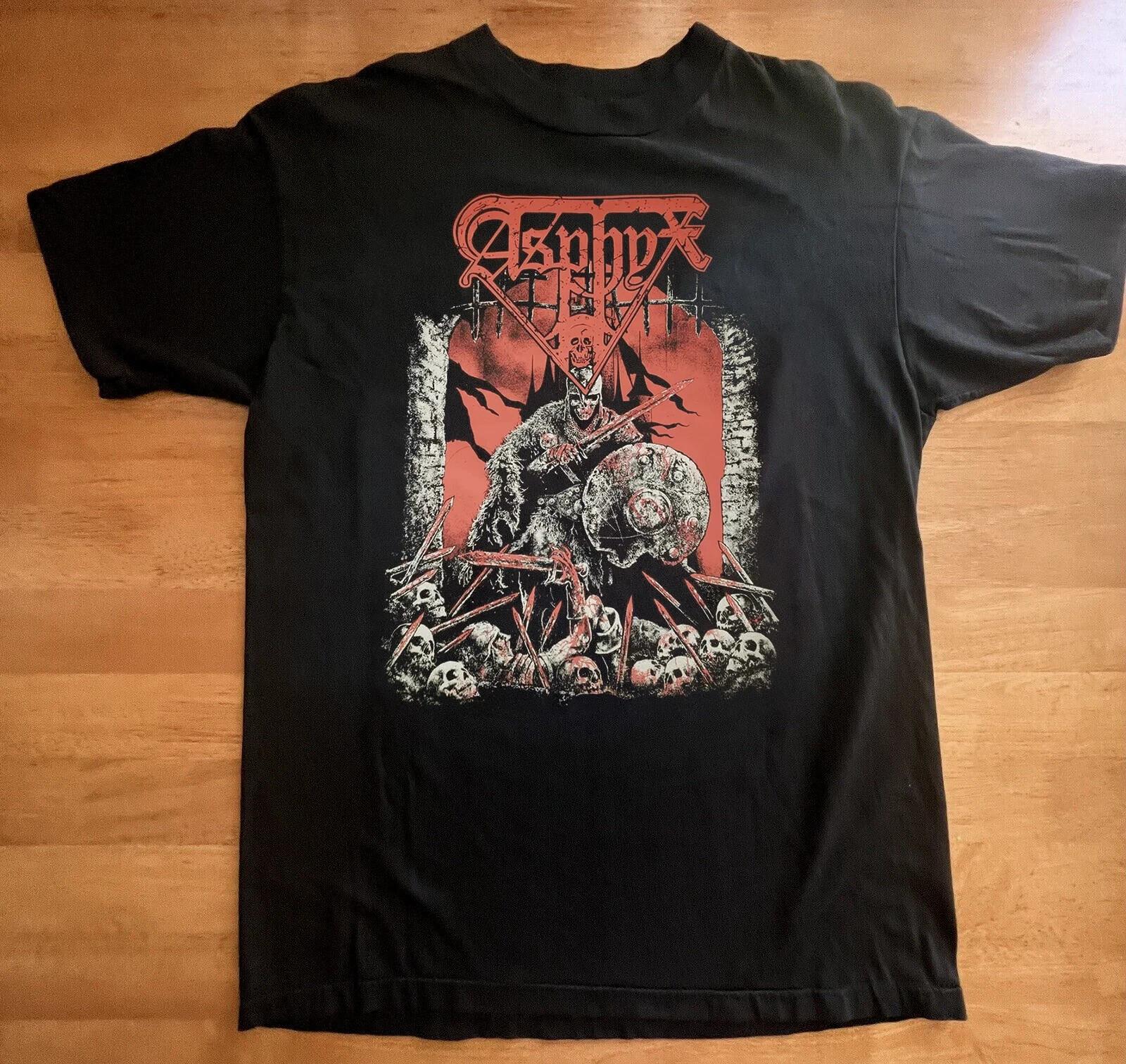 Asphyx Band Gift For Friends Tour Concert Cotton Tee Adult Shirt All Size XL
