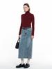 GENERALIDEA Ribbed Turtleneck Pullover [Burgundy] / Wbd4L05547