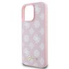 Etui do iPhone 16 Pro Guess MagSafe Peony Script Logo Różowe
