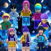 Mini-Bausteine Rumi Mira Zoey Actionfigur Bausteine Spielzeug Zubehör Schreibtischdekoration Sammlerspielzeug Weihnachtsgeschenk