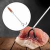 304 Stainless Steel Meat Hook, BBQ Hook,Handheld Food Turner Portable for Meats Roasted Duck Steak