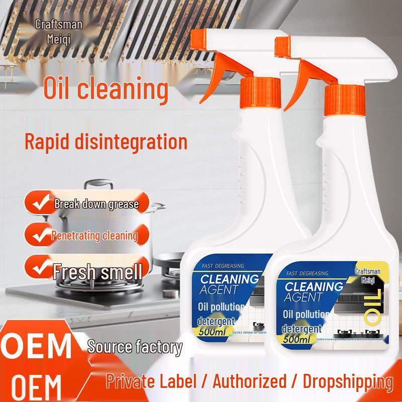 Kitchen Oil Stain Remover - Commercial & General Use Cleaner