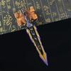 22cm/8.66in Valorant Knife Samurai Sword Weapons Model Game Peripherals Metal Props Boyfriend Gift Cosplay Outdoor Toy Ornaments