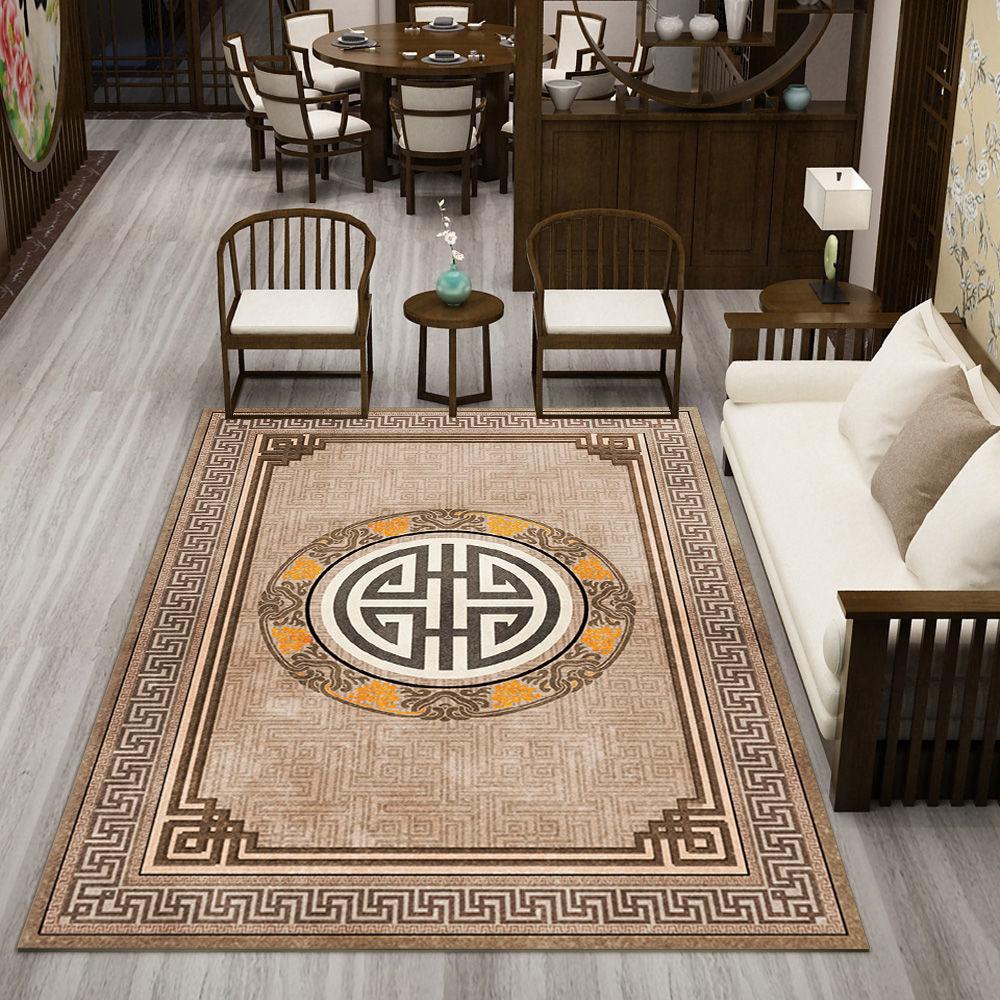 New Chinese Style Carpets for Living Room Lounge Rug Entrance Door Mat Bedroom Carpet Coffee Tables Mat Area Rug Large Washable