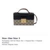 GUCCI Padlock Canvas With Leather Box Bag, Crossbody Bag, One Shoulder Handbag Mini Women's Ebony/Black 652683-96GAG-9785