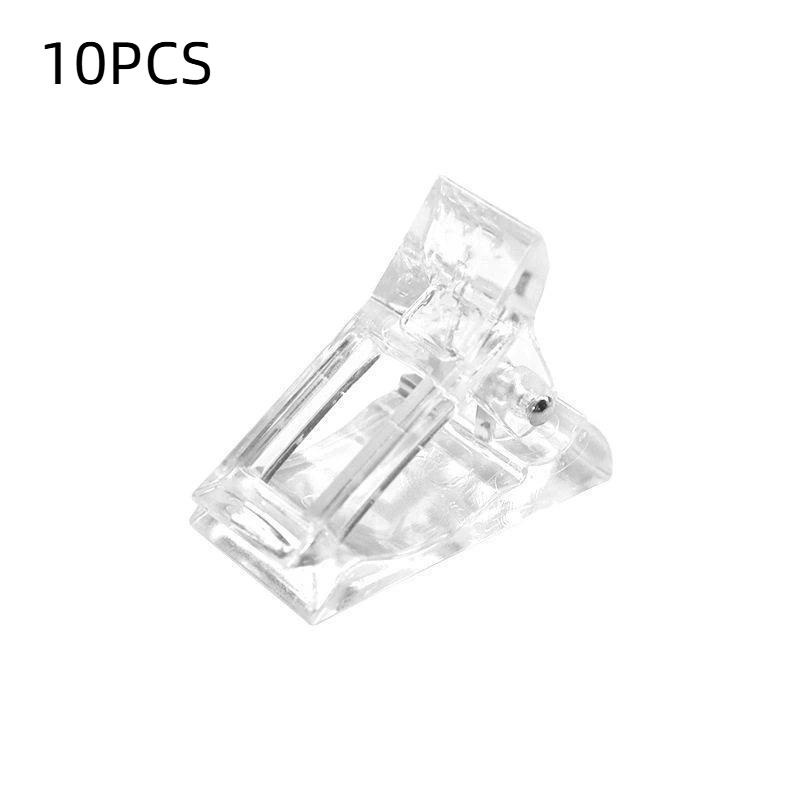 Acrylic Nail Clip Transparent Gel Quick Building Nail Tips Clips Fingernail Extension Uv Clamps Manicuring Art Builder Tools Set
